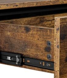 Rackhams Industrial Console Table with Drawer and 2 Shelves - thumbnail 6