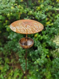 Rackhams Rusty Bird Feeder Stake - Medium - 15cm - thumbnail 4