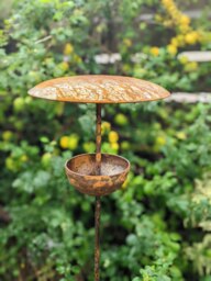 Rackhams Rusty Bird Feeder Stake - Medium - 15cm - thumbnail 3