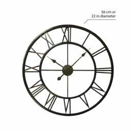 Rackhams WC2083 - Roman No. Iron Wall Clock - 56 cm / 22 in - thumbnail 6