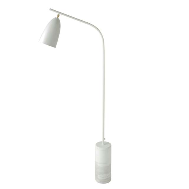 Rackhams Marble and White Steel Floor Lamp 8036 - image 1