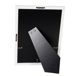 Rackhams Modern and Chic Mat White Wood Effect A4 Certificate Frame for Wall or Table - thumbnail 2