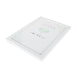 Rackhams Modern and Chic Mat White Wood Effect A4 Certificate Frame for Wall or Table - thumbnail 4