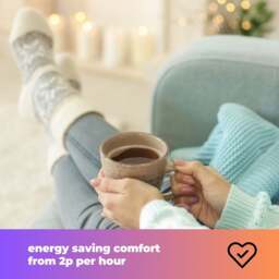 Rackhams Heated Throw Electric Blanket 6 Heat and 3 Timer Auto Shut Off - Digital Control - Machine Washable - Yellow - thumbnail 2