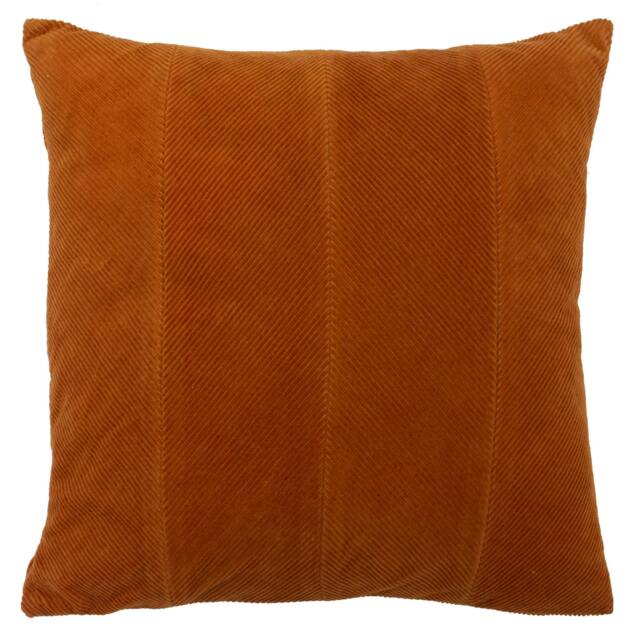 Rackhams Jagger Geometric Design Curdory Cushion Cover - Rust - One Size - Rust - 100% Cotton - image 1