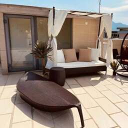 Rackhams Escobar Garden Outdoor Sun Lounger, Rattan - Khaki - Size 1 ( Width 65cm ) - thumbnail 6