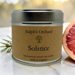 Rackhams Winter Solstice Scented Candle - Silver Tin