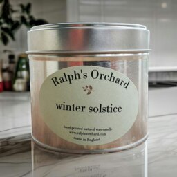 Rackhams Winter Solstice Scented Candle - Silver Tin - thumbnail 2