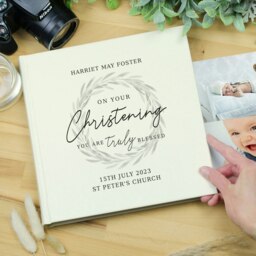Rackhams Personalised Truly Blessed Christening Square Photo Album - thumbnail 2