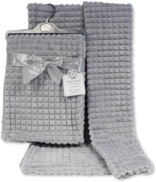 Rackhams Premium Fleece Baby Wrap Blanket - All-Season Comfort, Sustainable and Breathable, 75x100 cm, Easy Wash, Lightweight for Newborns, Infants, Babies - Pink - thumbnail 4