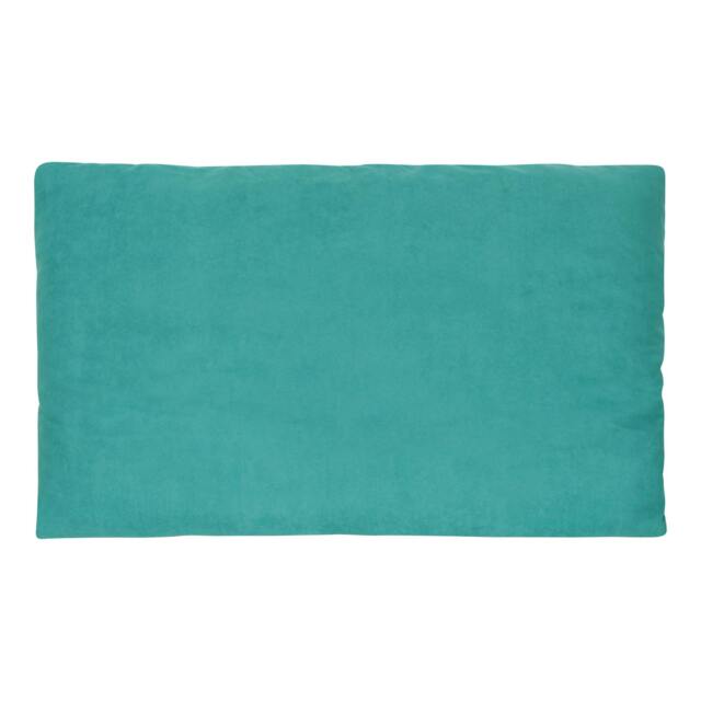 Rackhams Contrast Camping Pillow - Teal - Teal - 40cm x 29cm - image 1