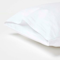 Rackhams Organic Cotton Kids Pillowcases 40 x 60 cm 400 Thread Count, 2 Pack - White - thumbnail 3