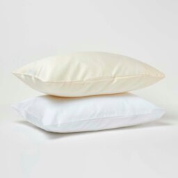 Rackhams Organic Cotton Kids Pillowcases 40 x 60 cm 400 Thread Count, 2 Pack - White - thumbnail 6