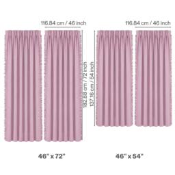 "Rackhams Pink Pom Pom Curtains for Nursery & Baby Girls Room  2 Panels - 46""x72""" - thumbnail 3