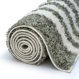 Rackhams Moodi Shaggy Green Reverie Rug - 200X290 cm - thumbnail 6