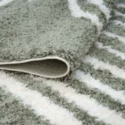 Rackhams Moodi Shaggy Green Reverie Rug - 200X290 cm - thumbnail 4