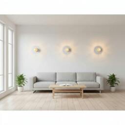 Rackhams 4 Watt Wooden White Interior LED Wall Light With Pull Cord - thumbnail 3