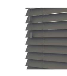 Rackhams Anchor Grey Wooden Venetian Blinds With Strings (130cm drop) - 90cm - thumbnail 1
