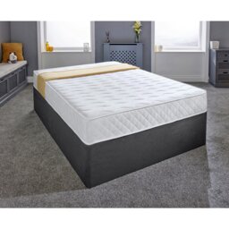 "Rackhams Diamond Wave Innerspring Mattress - 9"" Deep, Medium Comfort - White - 1 - European Double Mattress (140cm x 200cm)" - thumbnail 4