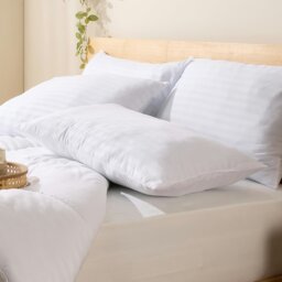 Rackhams Scandinavian Hollowfibre Medium Support Pillow - Medium - 4 - thumbnail 1