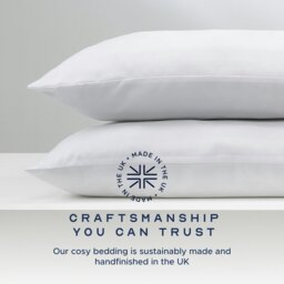 Rackhams Scandinavian Hollowfibre Medium Support Pillow - Medium - 4 - thumbnail 5