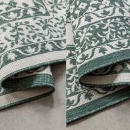 Rackhams Meekly Indoor & Outdoor Reversible Green Rug - 80X150 cm - thumbnail 4