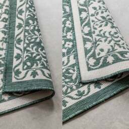 Rackhams Meekly Indoor & Outdoor Reversible Green Rug - 80X150 cm - thumbnail 6