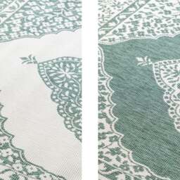 Rackhams Meekly Indoor & Outdoor Reversible Green Rug - 80X150 cm - thumbnail 3