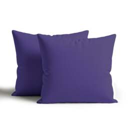 Rackhams Waterproof Outdoor Garden Cushion Covers Patio Cushion Cover Cases Square Pack Of 2 or 4 - 45 x 45cm - Purple - Pack of 2 - thumbnail 1