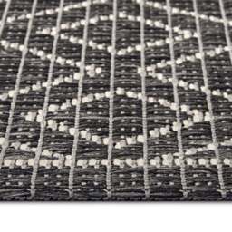 Rackhams Indoor & Outdoor Tribal Scandy Rug – Grey - 76X150 cm - thumbnail 2