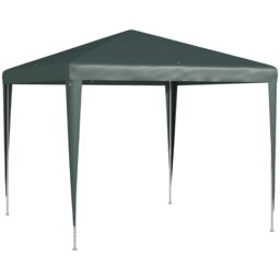 Rackhams Garden Gazebo Marquee Party Tent Wedding Canopy Patio Green 2.7 x 2.7m - thumbnail 2
