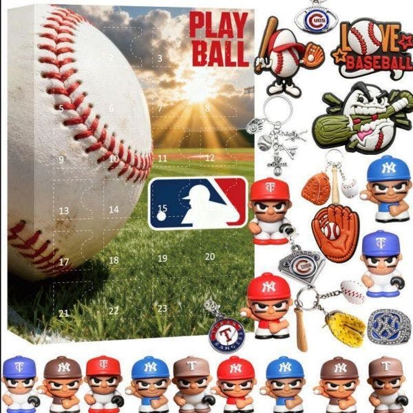 Rackhams 3D Baseball Player Advent Calendar - Style 5 - image 1