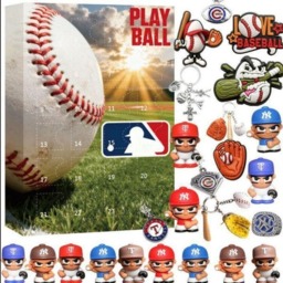 Rackhams 3D Baseball Player Advent Calendar - Style 5 - thumbnail 1