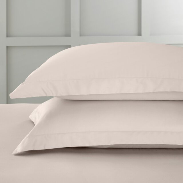 Rackhams 400 Thread Count Cotton Sateen Oxford Pillowcase Pair - 50x75cm (x2) - image 1