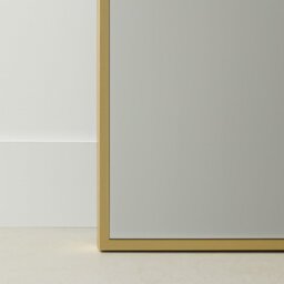 Rackhams Modern Gold Metal Arch Full Length Mirror 200cm x 100cm - thumbnail 2