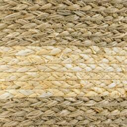 Rackhams Palma Natural Round Woven Storage Basket for Home Organisation, Brown - thumbnail 4