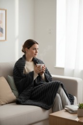 Rackhams Big Cord Teddy Charcoal Throw 150x200cm - thumbnail 4
