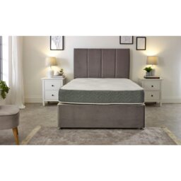 "Rackhams Cooltouch Core Tufted Mattress - 9"" Deep, Memory Fibre & Spring Support - Grey - 1 - 4ft Small Double Mattress (120cm x 190cm)" - thumbnail 6