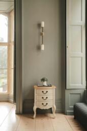 Rackhams Juliette Vintage Chic 3 Drawer Bedside Table - Champagne, Cream - thumbnail 3
