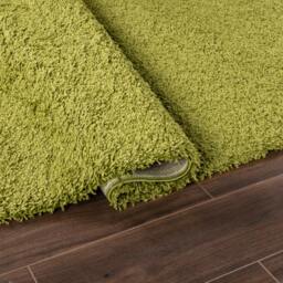 Rackhams Shaggy Rug - Green - 120cm x 170cm (4ft x 5.5ft) - thumbnail 4