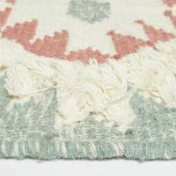 Rackhams Tenali Blue Kilim Wool Rug - 120 x 170 cm - thumbnail 5