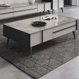 Rackhams Ohyama Living Room Table Set, Coffee Table, TV Stand - Coffee Table Only - Galaxy Grey - thumbnail 6