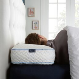 Rackhams Bliss Extra Deep Cool Touch Firm Support Pillow - White - Firm - Cover: 100% Polyester Filling: Memory Foam - thumbnail 3