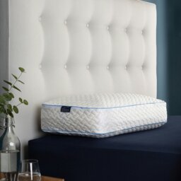 Rackhams Bliss Extra Deep Cool Touch Firm Support Pillow - White - Firm - Cover: 100% Polyester Filling: Memory Foam