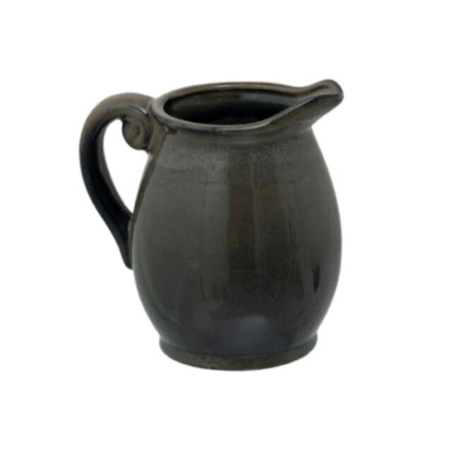 Rackhams Olpe Vase - Olive - 22cm x 15cm x 16cm - Olive - 100% Mixed - image 1