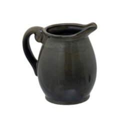 Rackhams Olpe Vase - Olive - 22cm x 15cm x 16cm - Olive - 100% Mixed - thumbnail 2