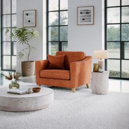 Rackhams The Elton Snuggle Chair - Terracota