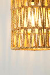 Rackhams Modern Cylindrical Rope Floor Lamp - Multi - One Size - thumbnail 5