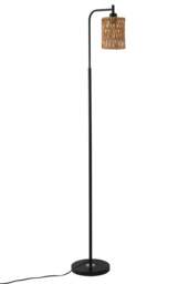 Rackhams Modern Cylindrical Rope Floor Lamp - Multi - One Size - thumbnail 3