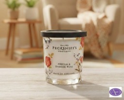 Rackhams Floral Scented Candle Collection - Hyacinth & Jasmine - 550g - thumbnail 3
